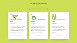 SeriGreen Website - Services Page