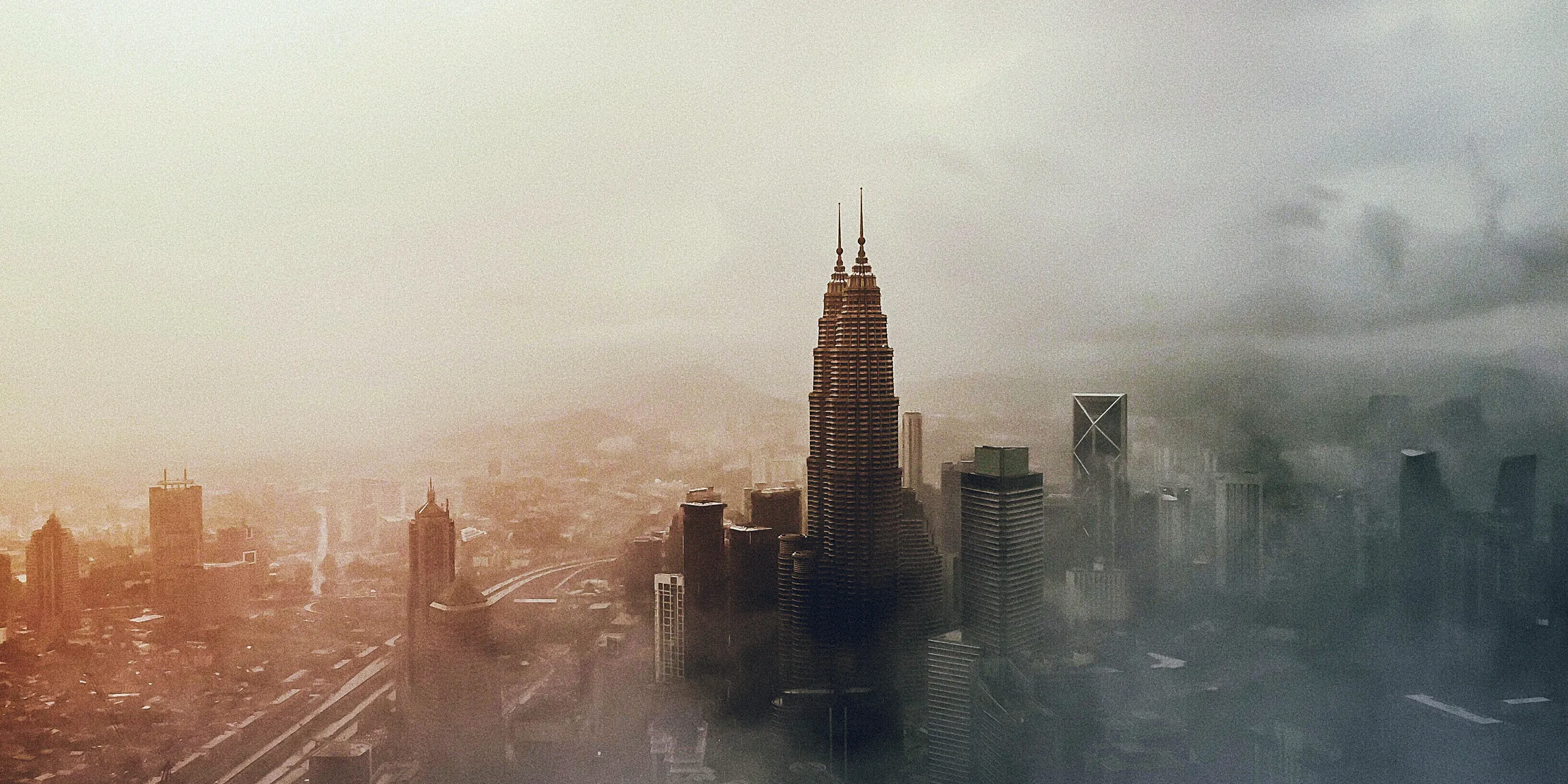 Malaysia's skyline featuring Kuala Lumpur Twin Towers